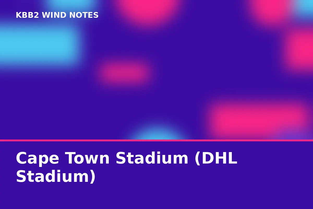 Cape Town Stadium (DHL Stadium)
